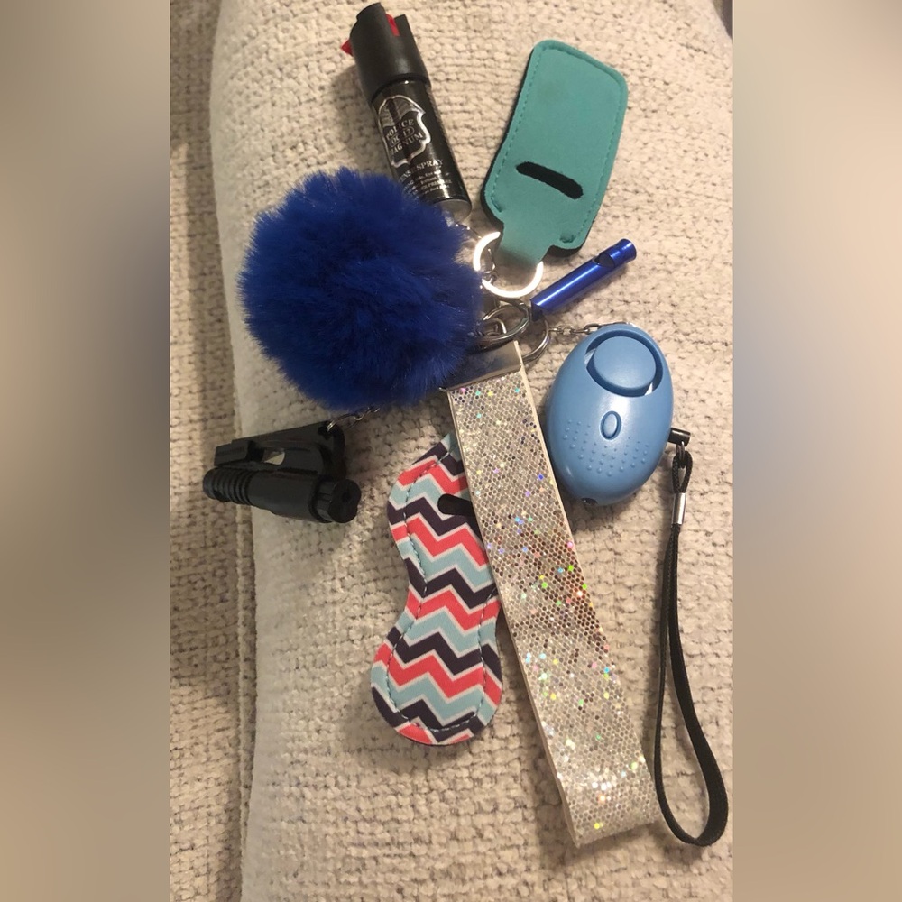 Colorful Defense Keychain Accessory Set